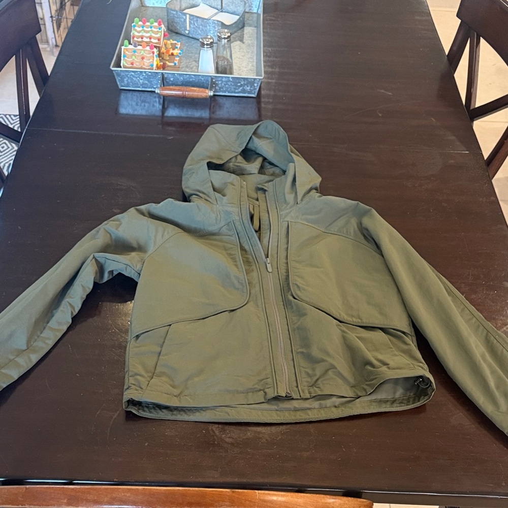 lululemon athletica Kids Green Hooded Raincoat